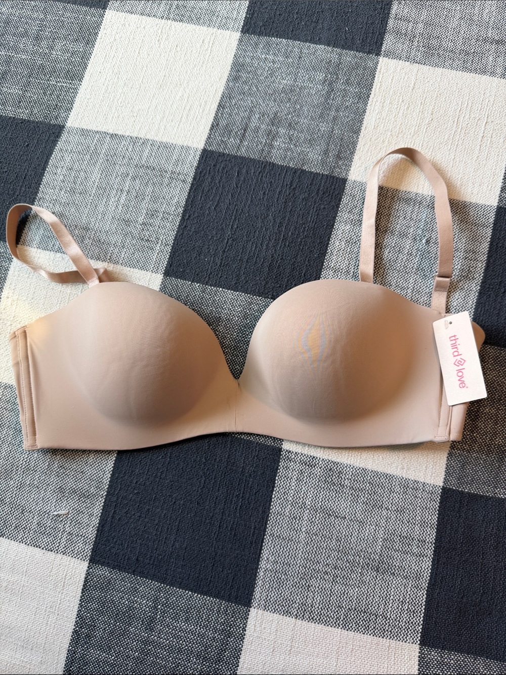 ThirdLove Nude Convertible Strapless Bra with Removable Straps